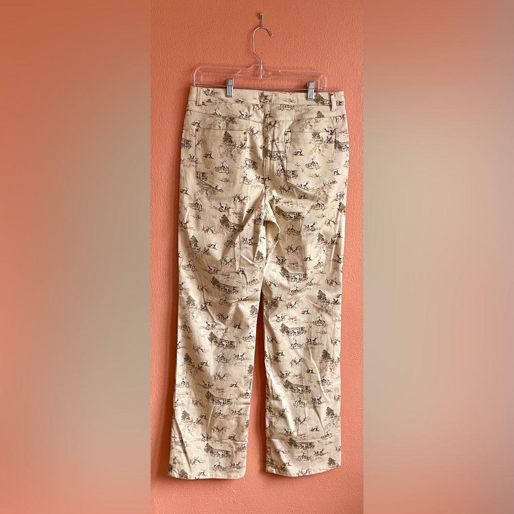 Etcetera Scenic Print Beige Pants - Picture 3 of 6